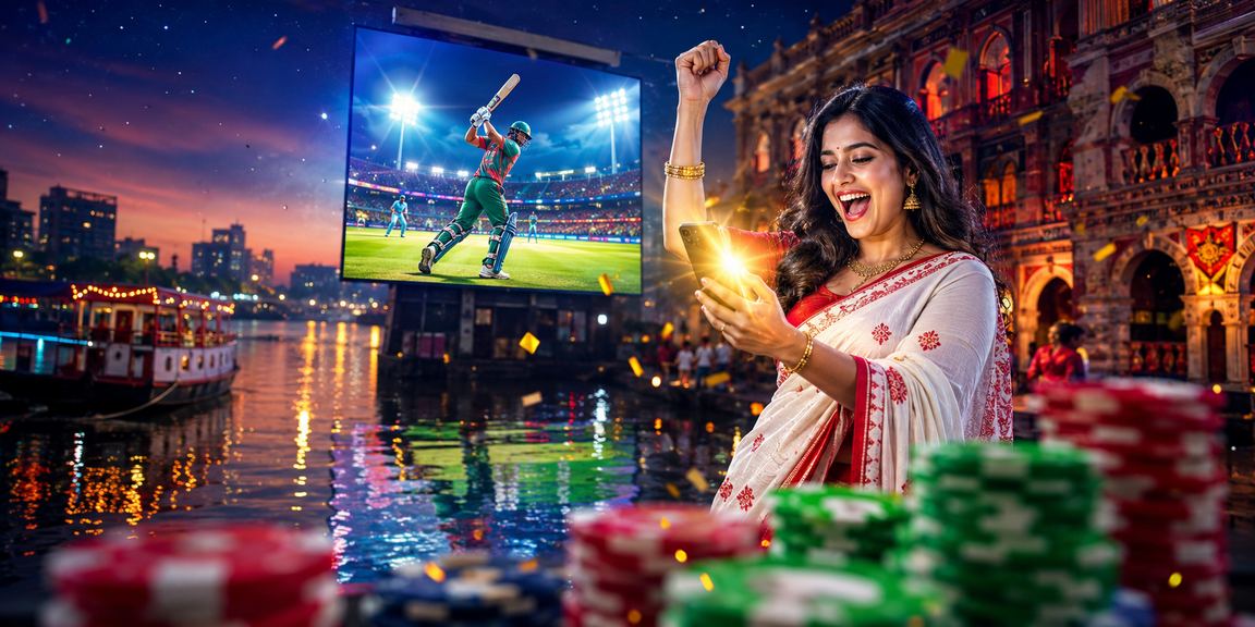 নারায়ণগঞ্জে পহেলা বৈশাখ উৎসবে একজন ব্যবহারকারী xx88 - এ ক্রিকেট বেটিং উপভোগ করছেন